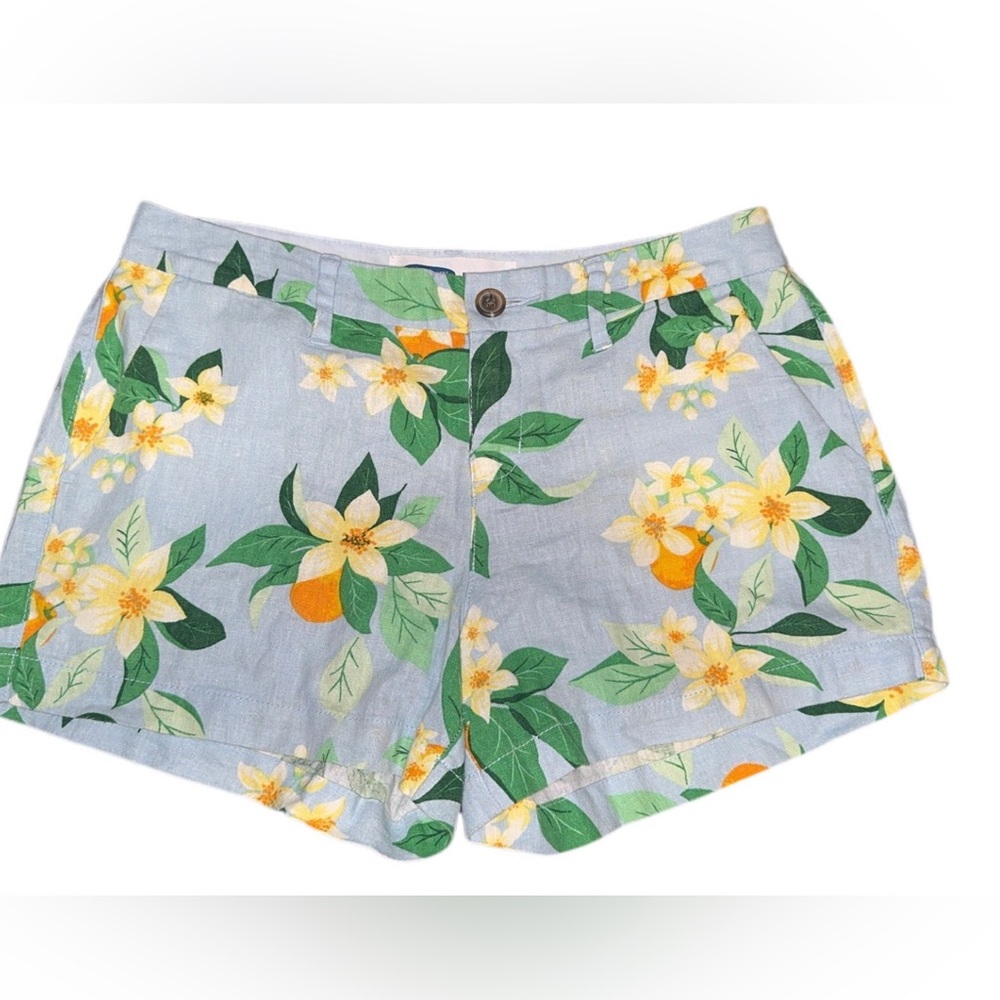 🌼 Old Navy Everyday Linen Blend Floral Shorts Size: 0 - Picture 2 of 6